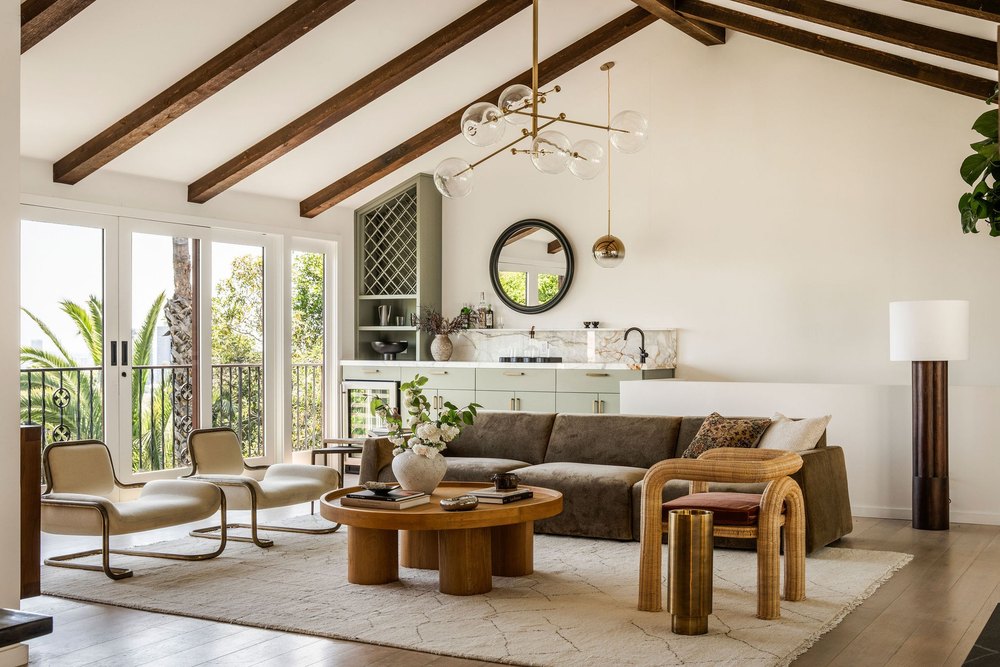 Interior details in actress Malin Akerman home in Los Feliz California
