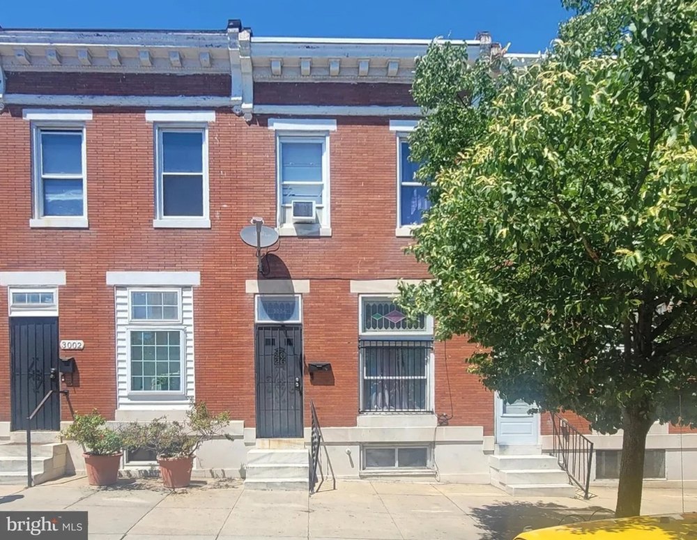 A home for sale via foreclosure in Baltimore