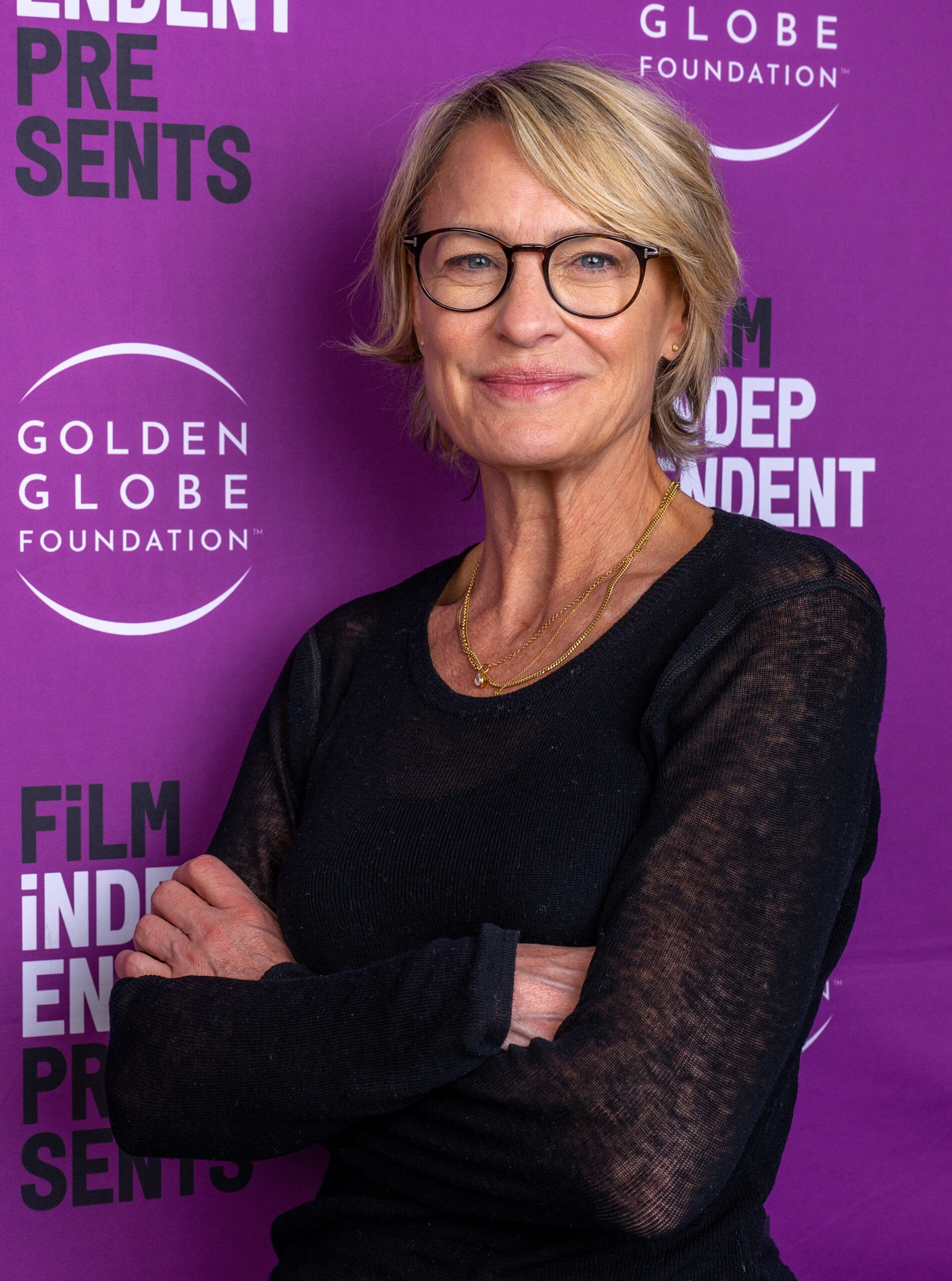 LOS ANGELES, CALIFORNIA - NOVEMBER 20: Actress / director / executive producer Robin Wright attends the Film Independent Special Screening of "The Girlfriend" at Nya Studios on November 20, 2025 in Los Angeles, California. (Photo by Amanda Edwards/Getty Images for Film Independent)