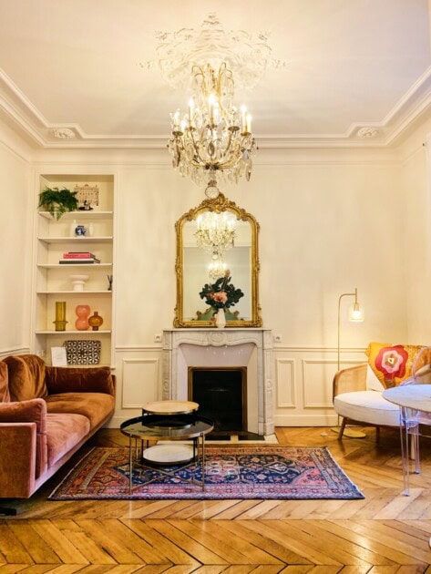 A Parisian-inspired living room