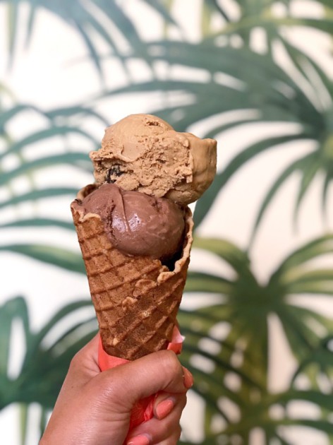 Ice cream cone from Frankie & Joes