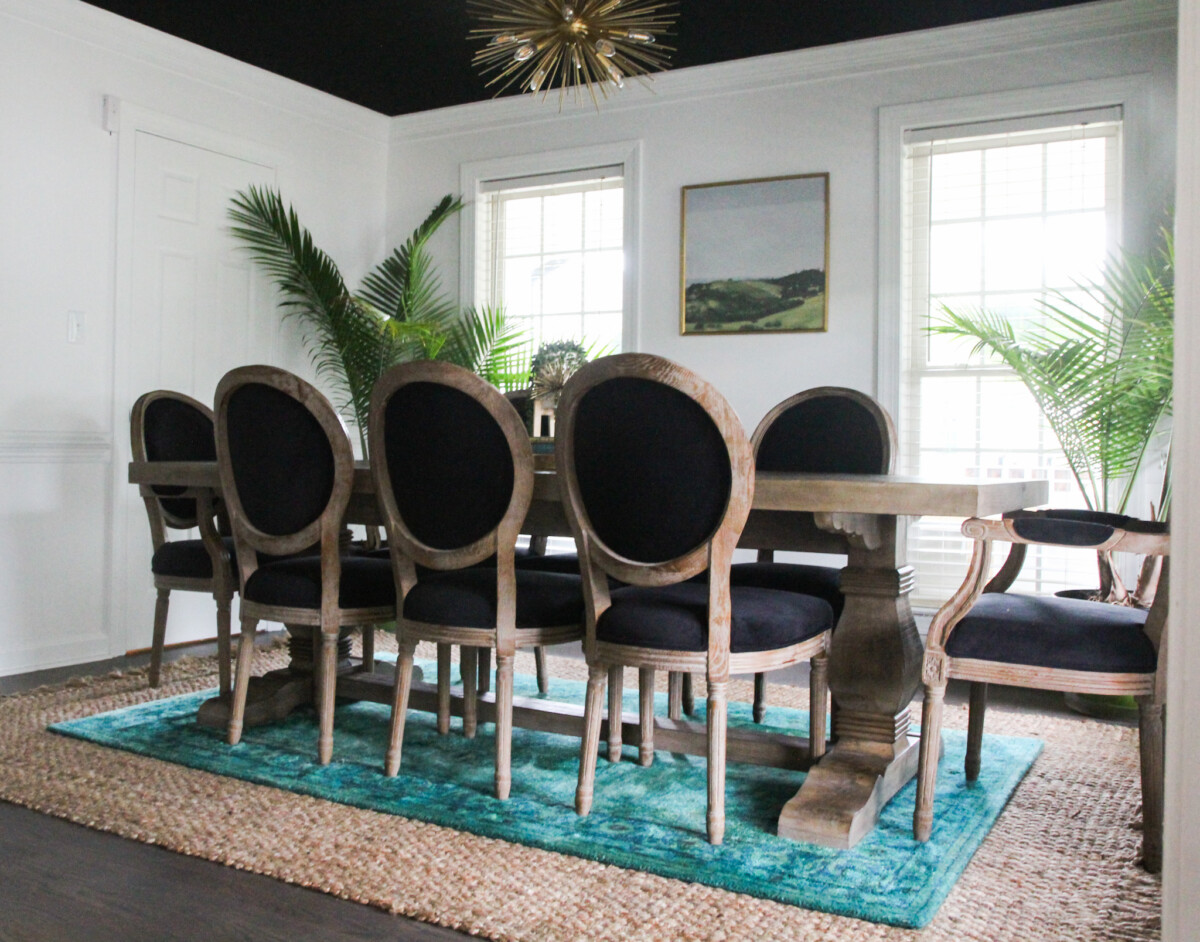 Bohemian style dining room 