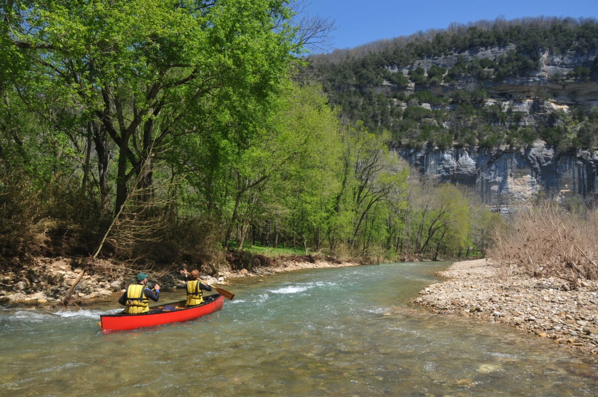 Canoe on the Buffalo River