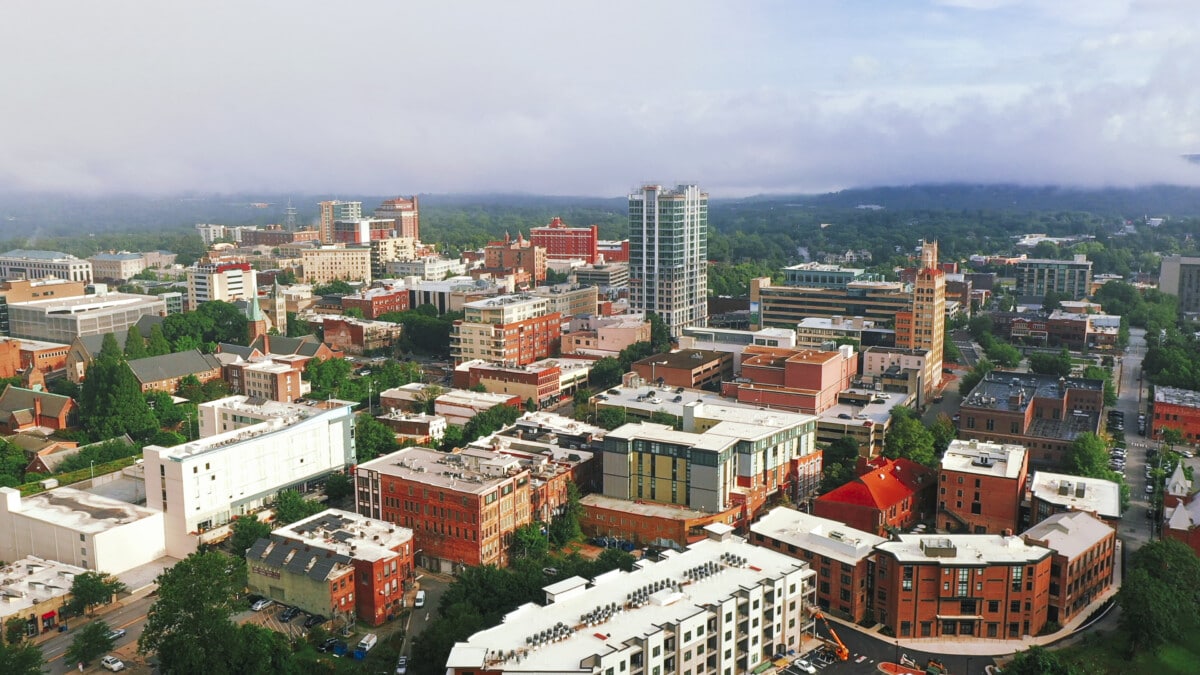 Asheville city downtown North Carolina