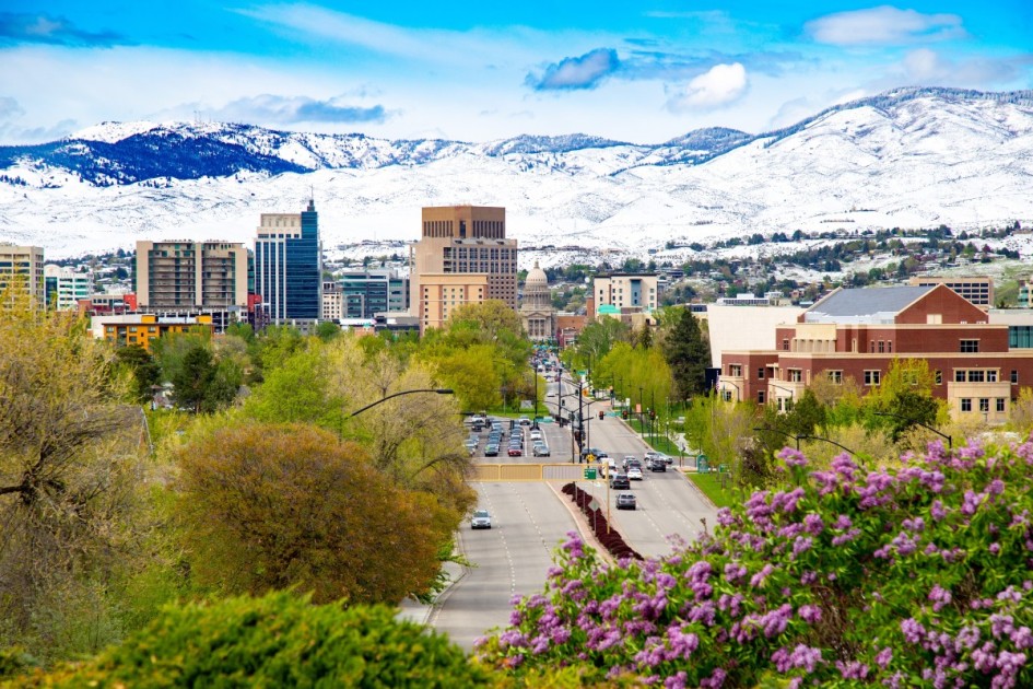 The city of Boise, ID