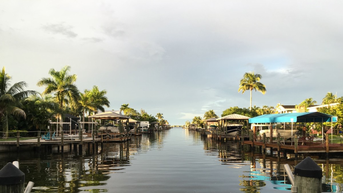 Cape Coral FL Canal migration hotspot number 7