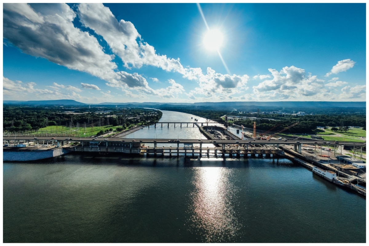 Chattanooga with river