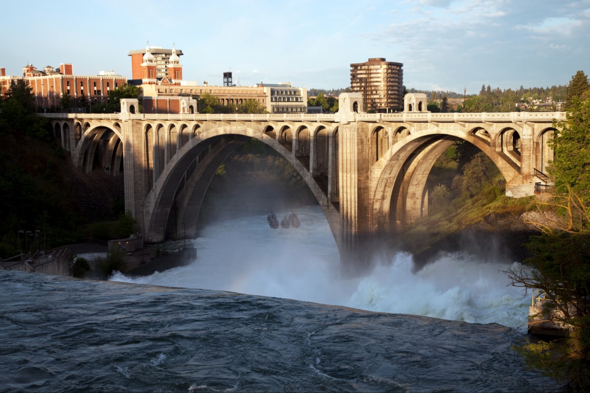 The Spokane River