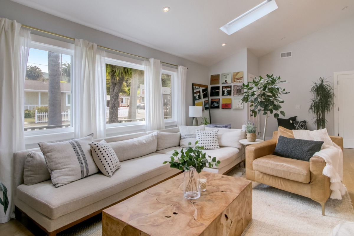 A modern living room