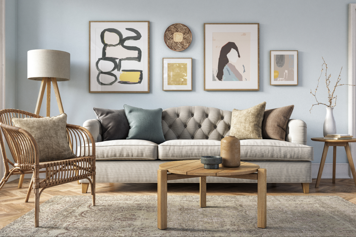 A modern living room