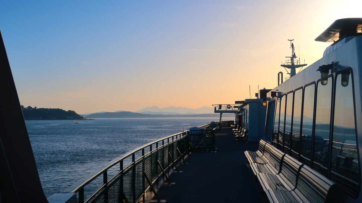Ferry view of the water