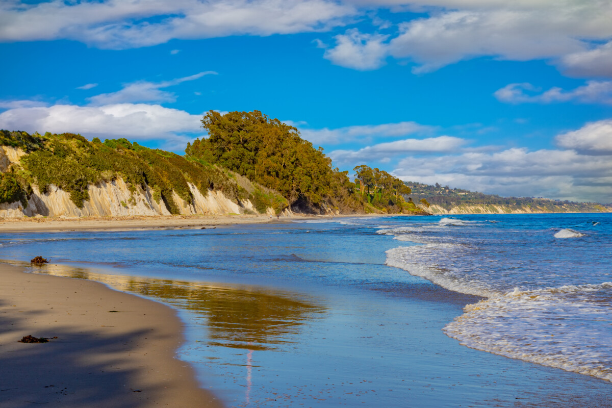 Hidden cove at Goleta Beach Park, Santa Barbara CA