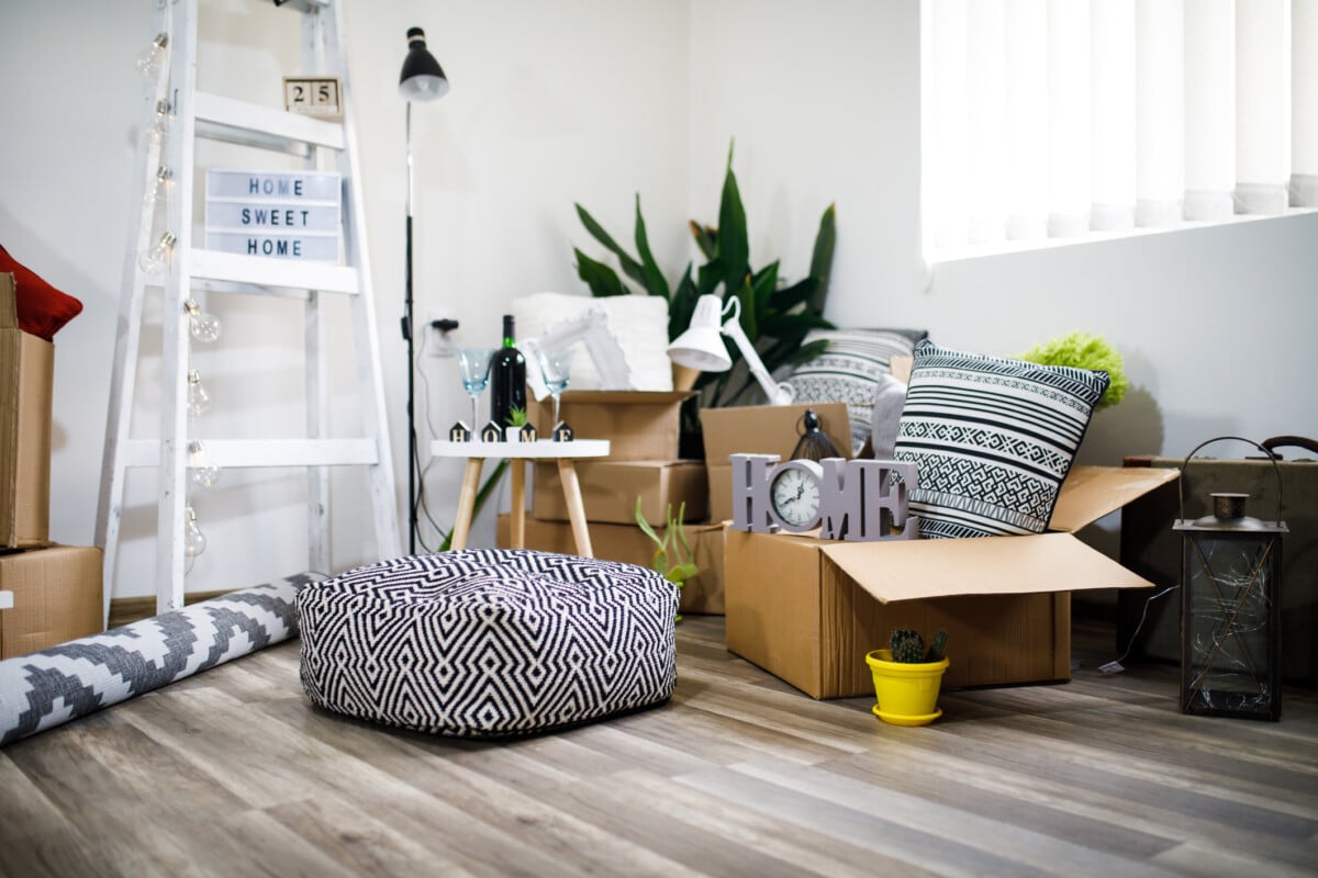 belongings in a house