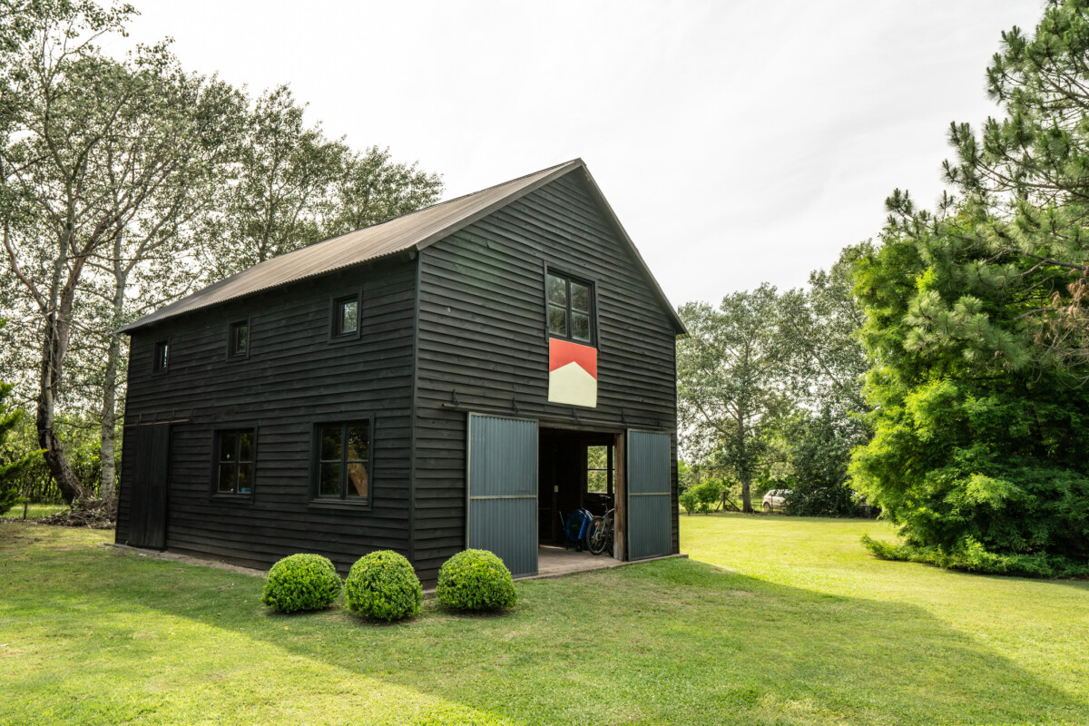 Wooden barn in the backyard of the cottage _ getty