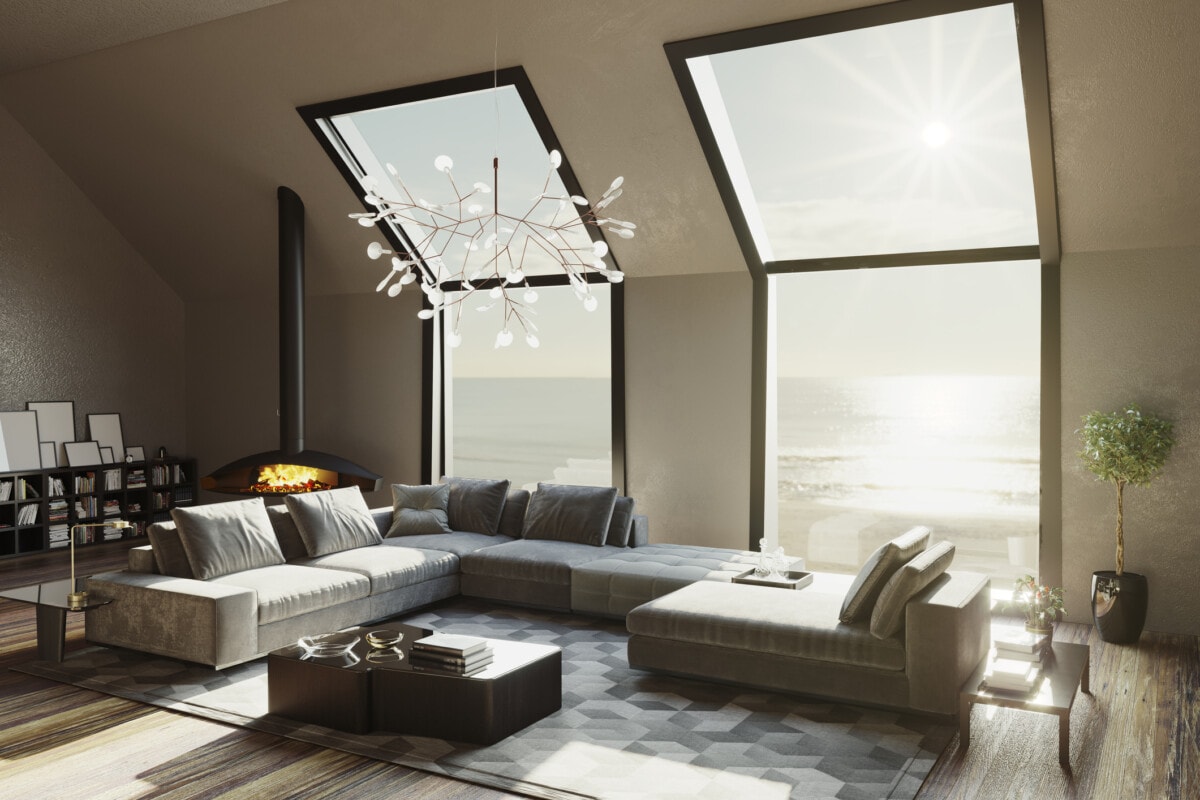 Living Room Interior With Sea View_ getty