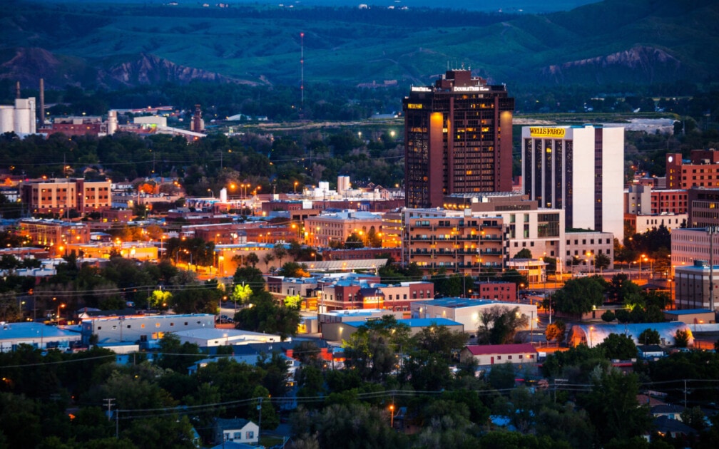 City view. Billings, Montana, USA.