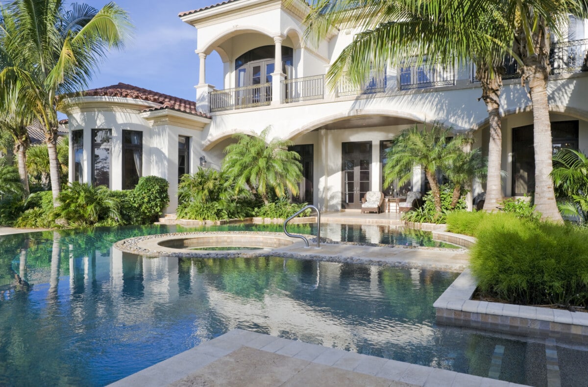 backyard of home in miami florida _ getty