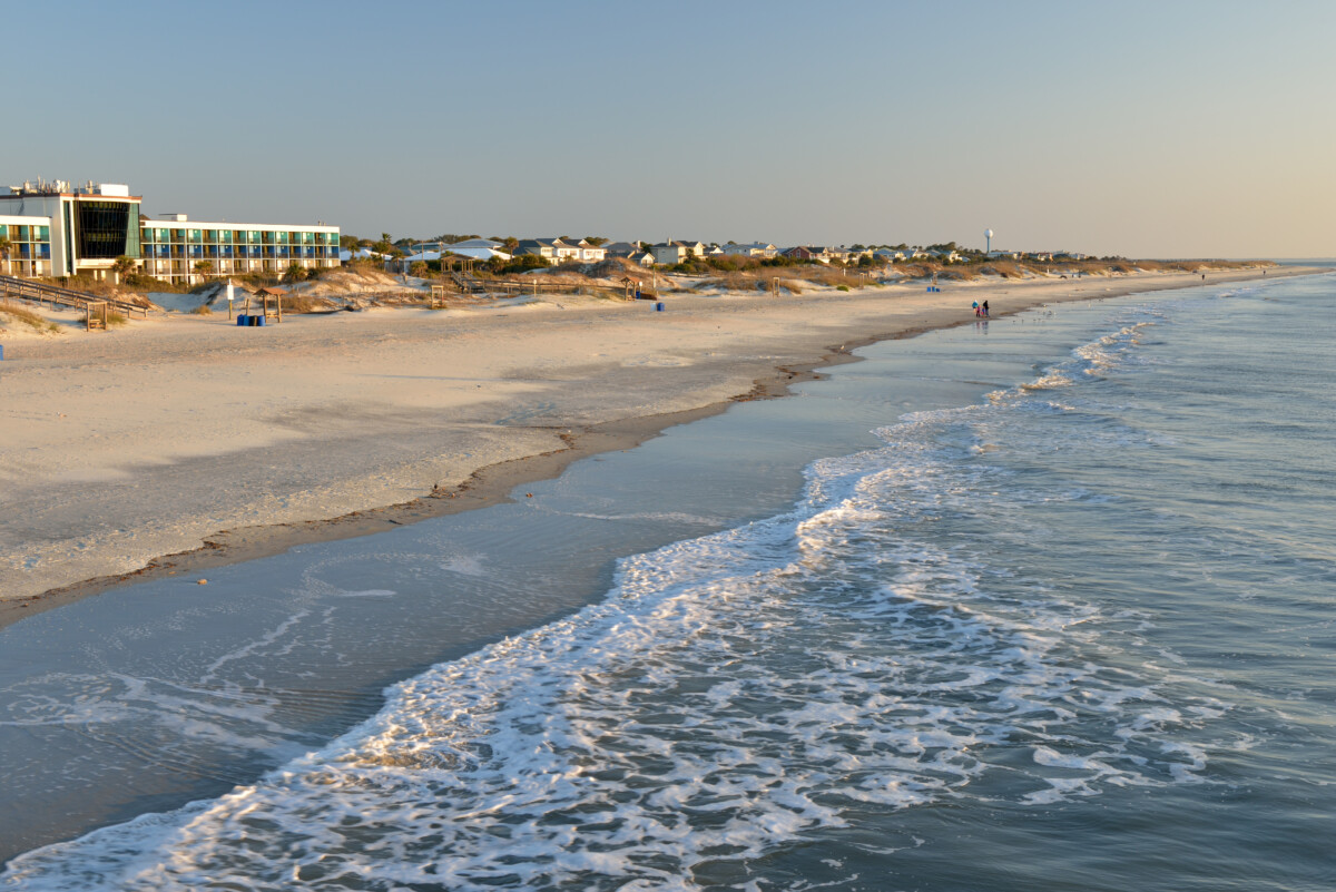 Tybee Island Beach at Sunrise