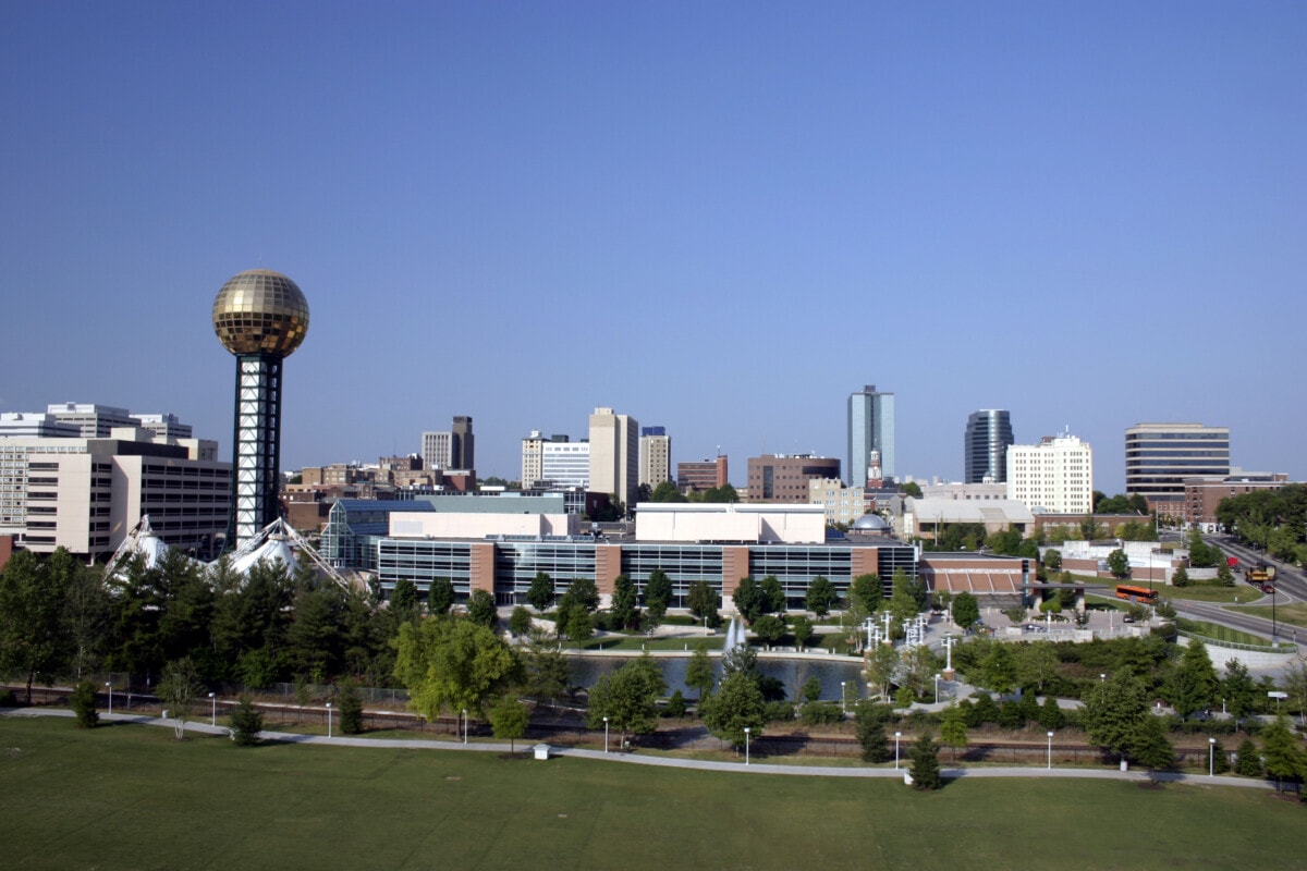 skyline of knoxville, tn