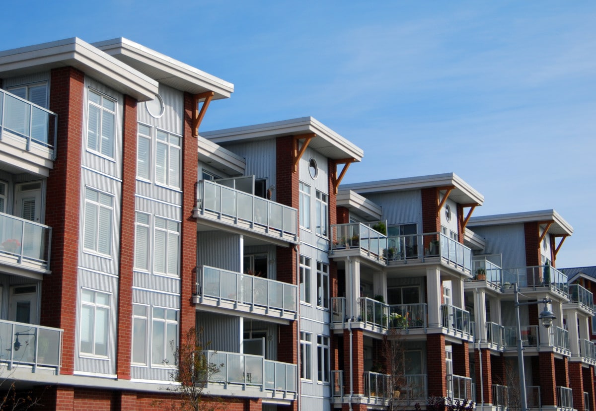 Modern townhouses