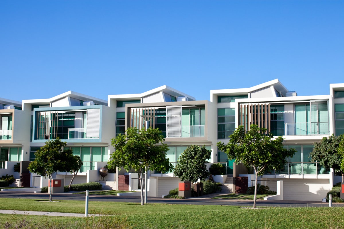 contemporary townhouses