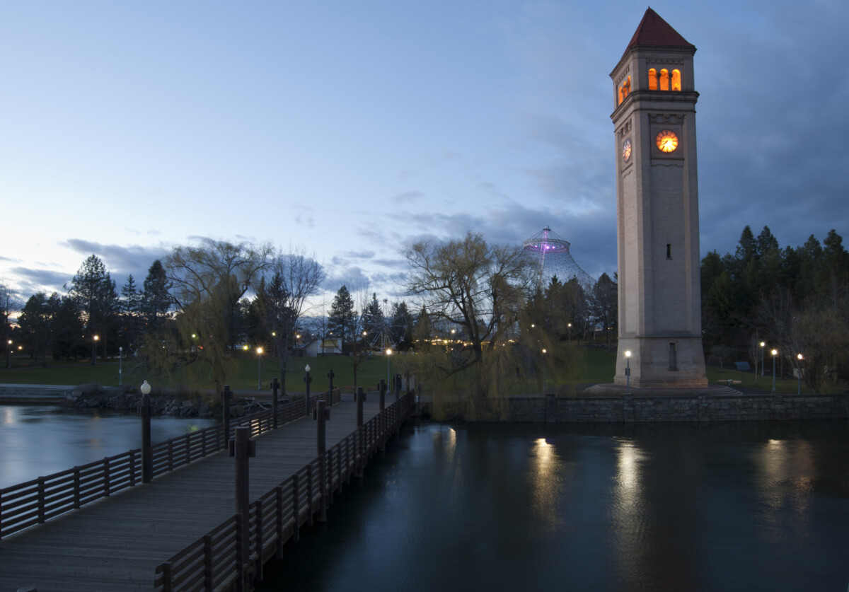 Spokane at Night