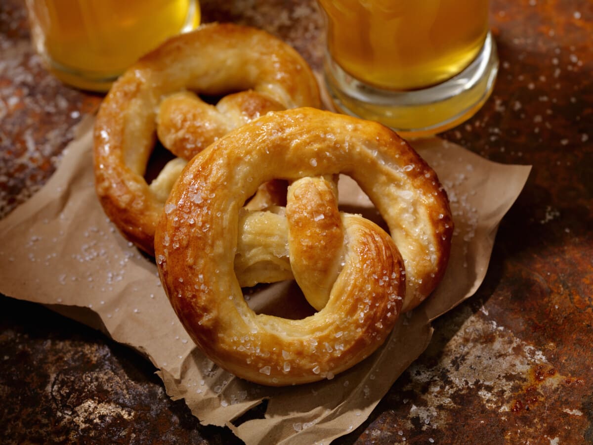 Soft Pretzels and Beer