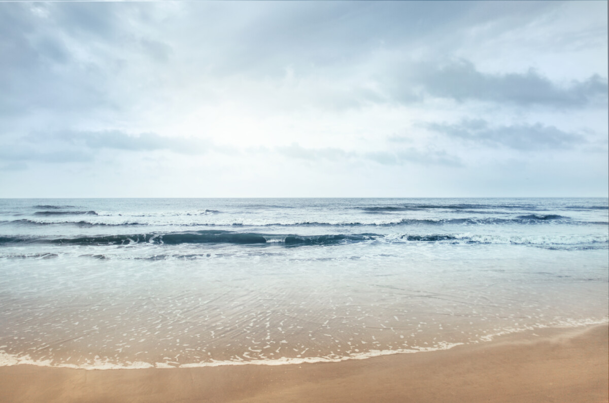 View of beach and clouds