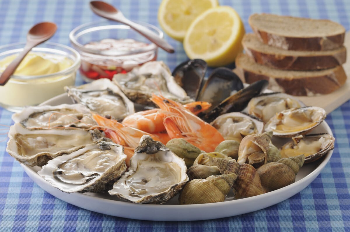 Seafood platter