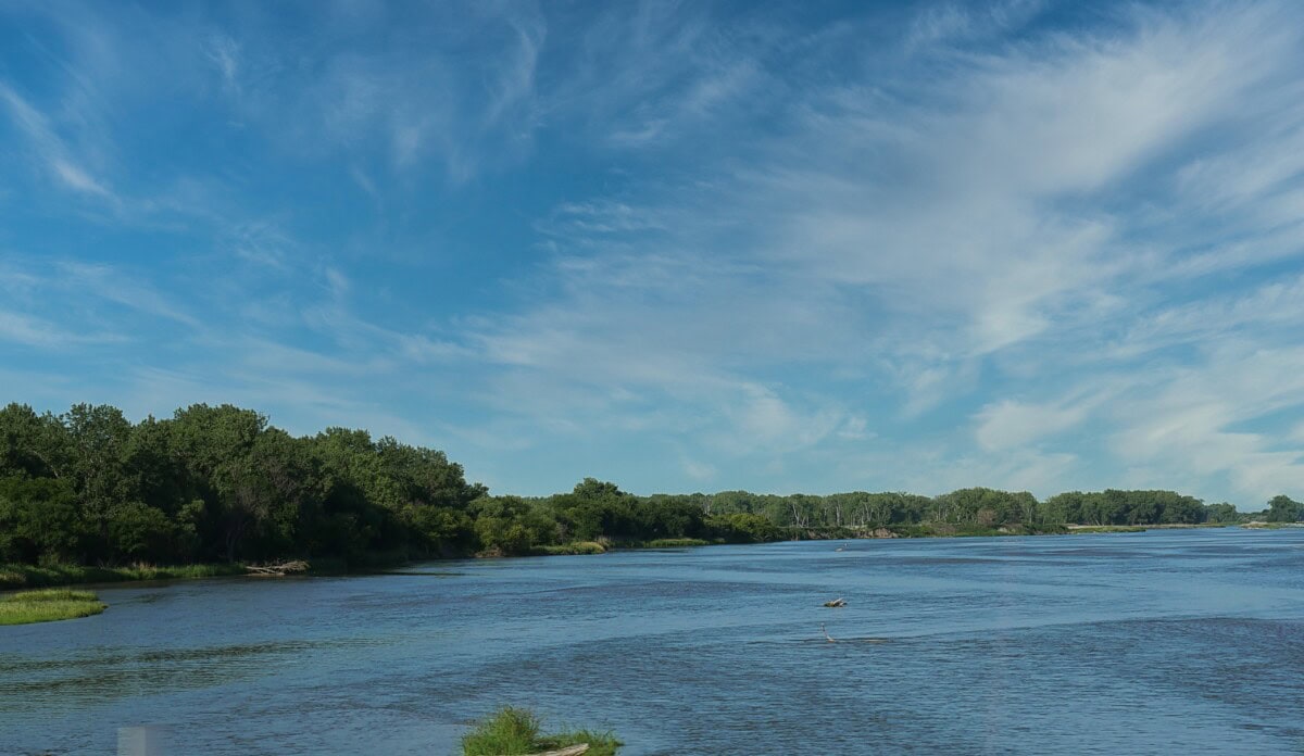 Harlan County Lake in nebraska