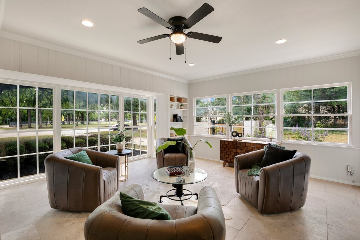 open and airy living room 