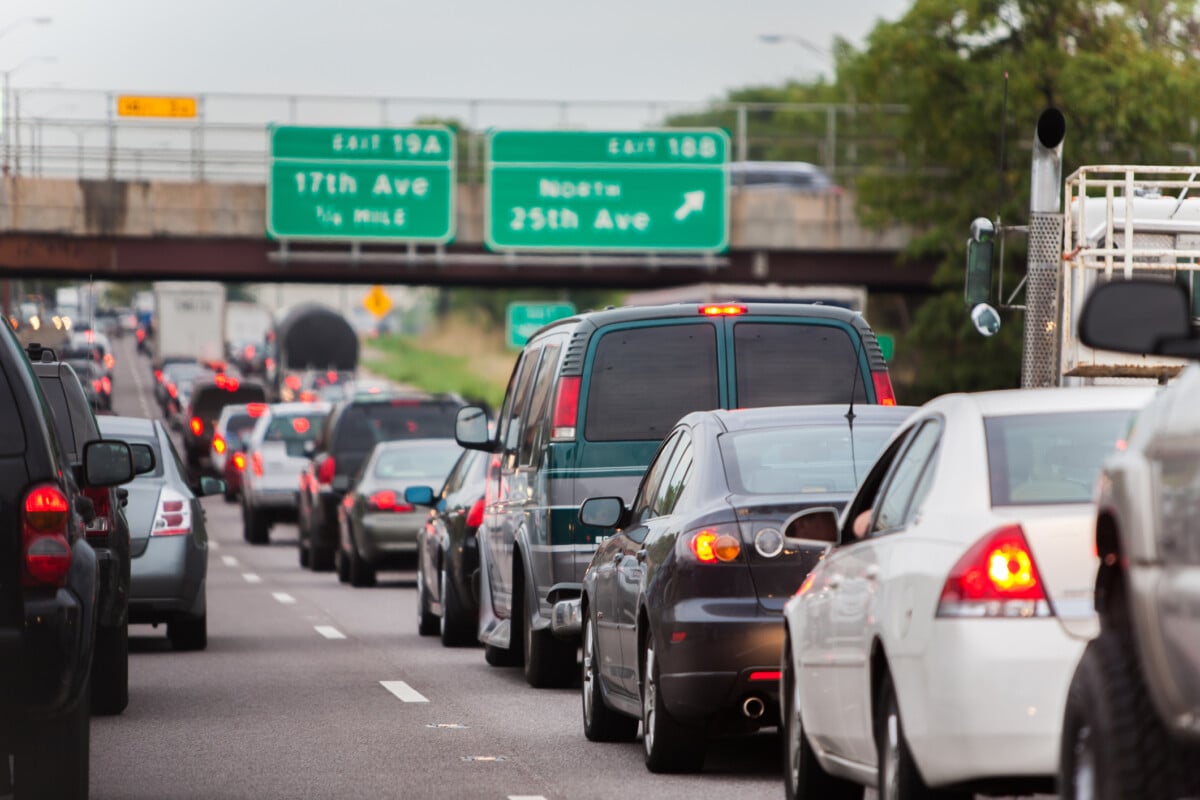 Chicago traffic jam