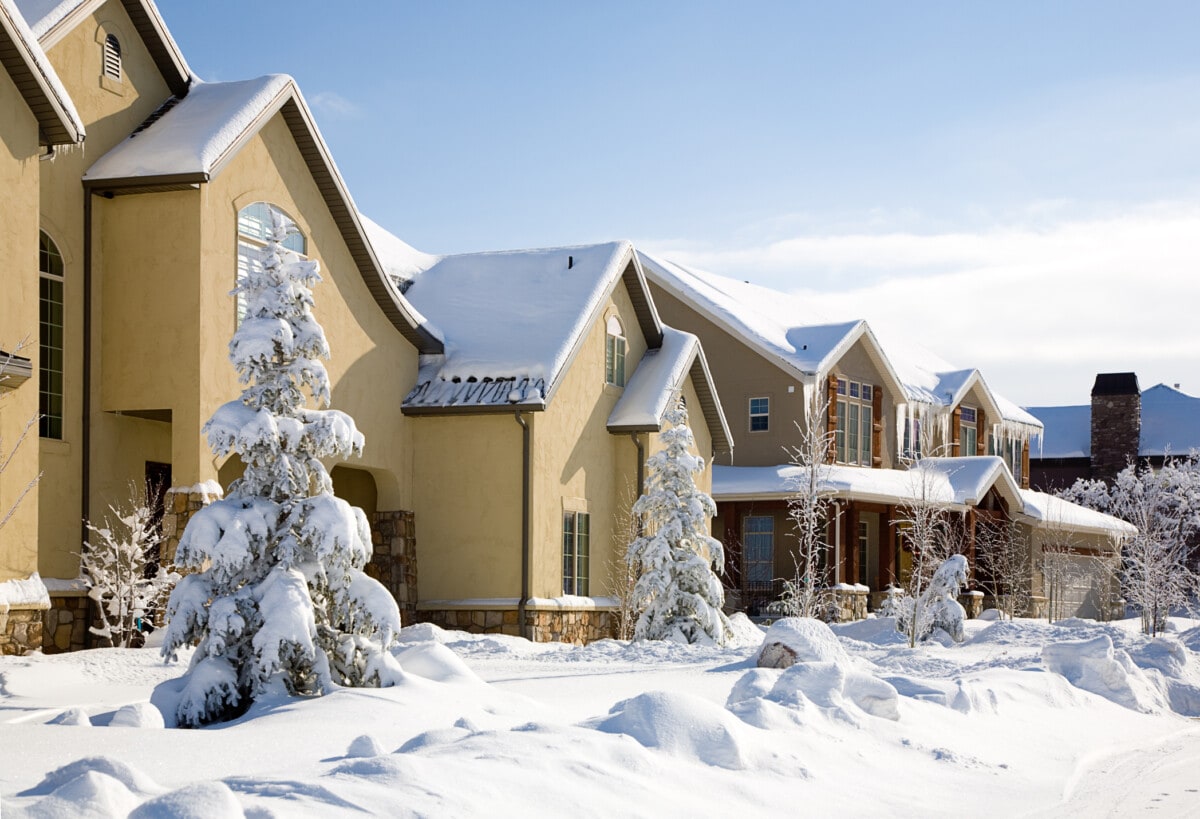 Snow Covered House