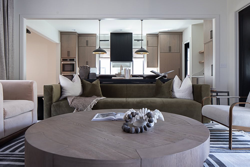 Monochromatic living room