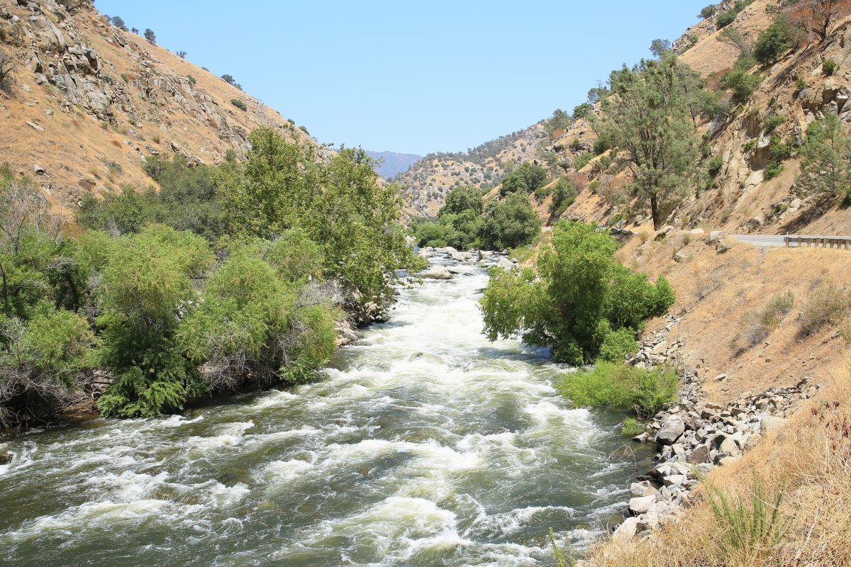Kern River near Bakersfield in California, USA