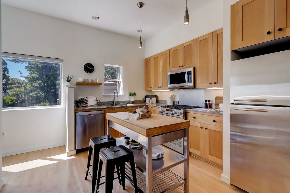 A clean kitchen