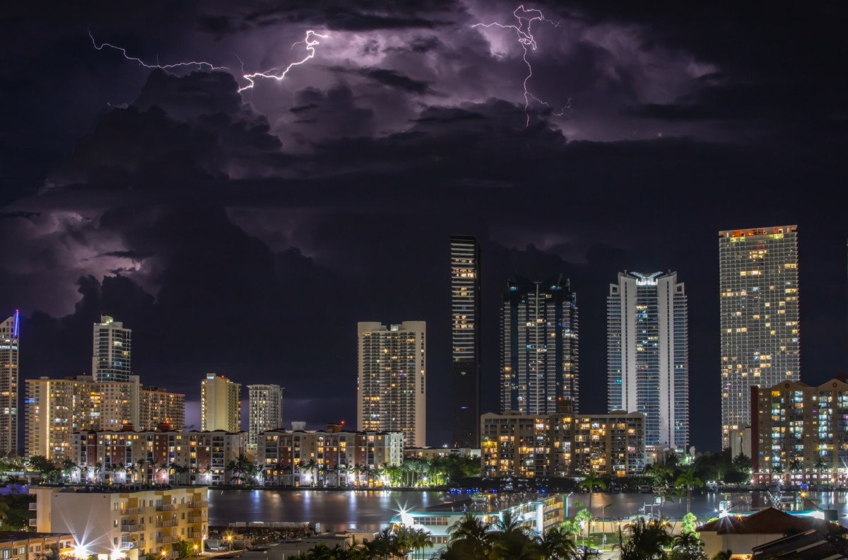 Miami Florida storm