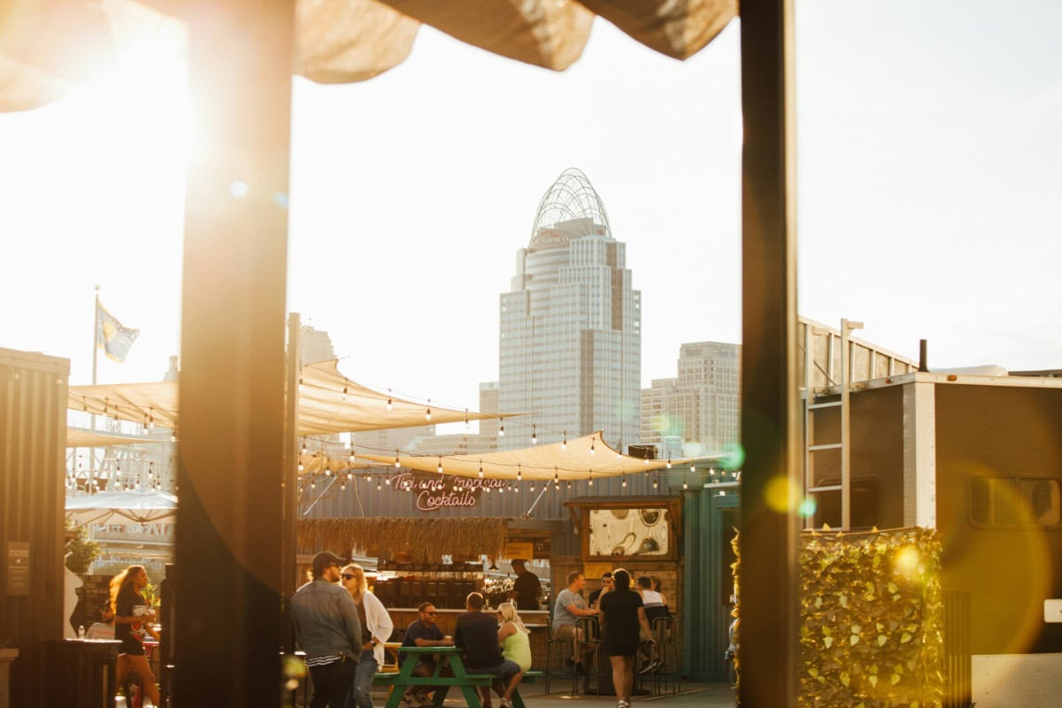 People dining in Cincinnati