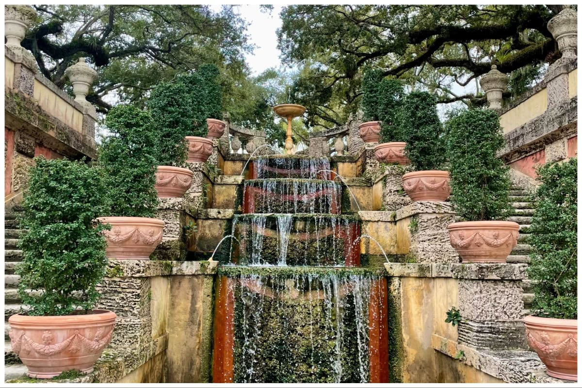 Vizcaya Museum and Gardens Waterfall