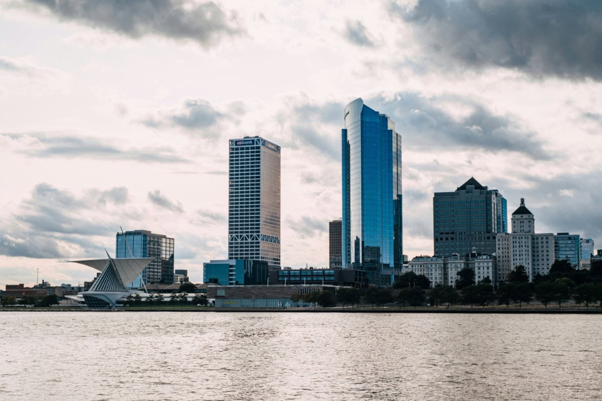 View of Milwaukees skyline