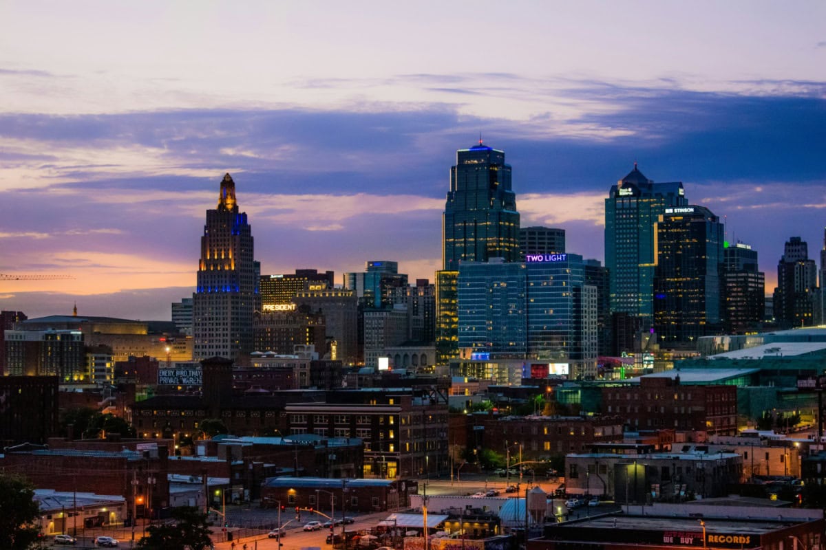 Kansas City at night