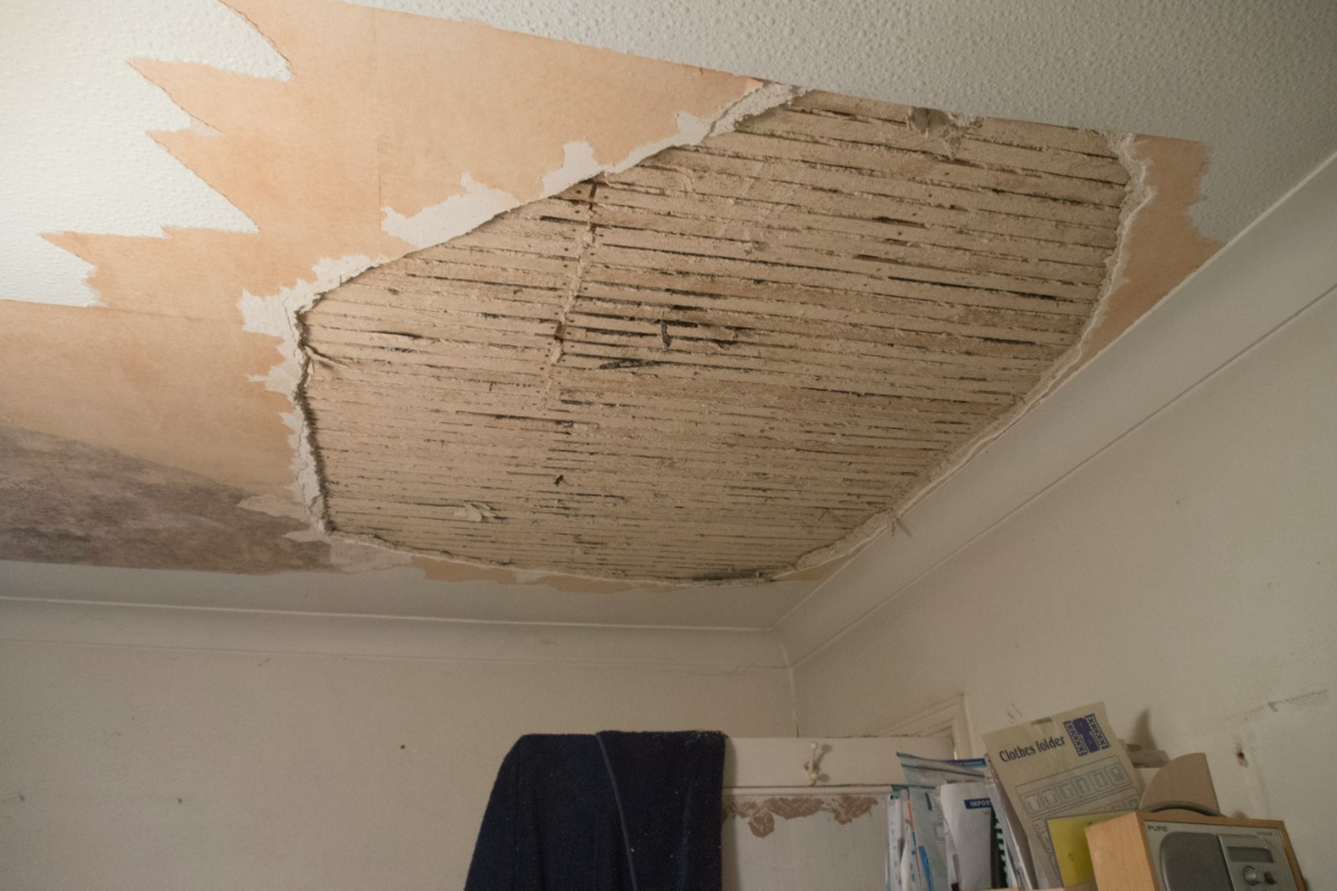 Ceiling falling apart