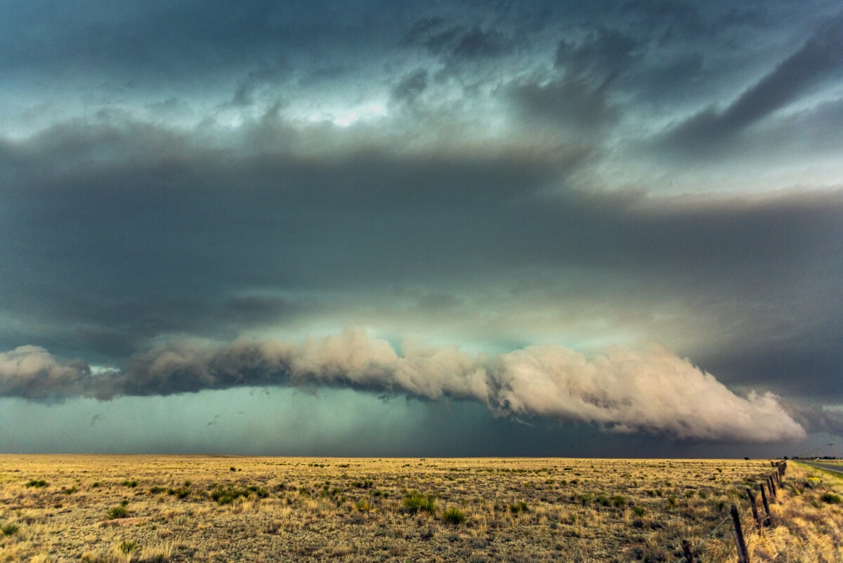 Windy season in New Mexico