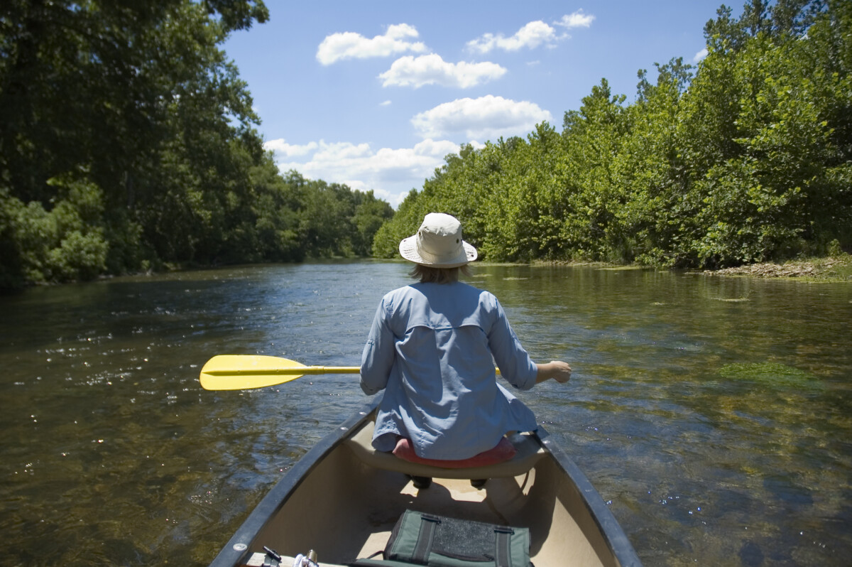 Canoeing in the Ozark