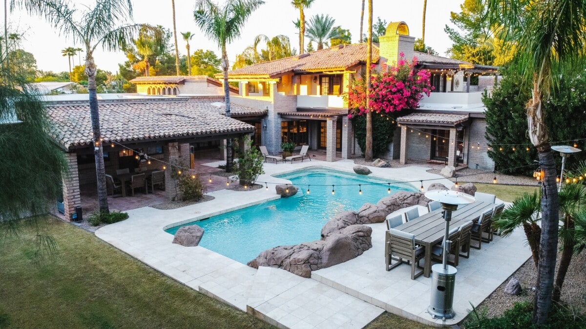 backyard in a home in arizona