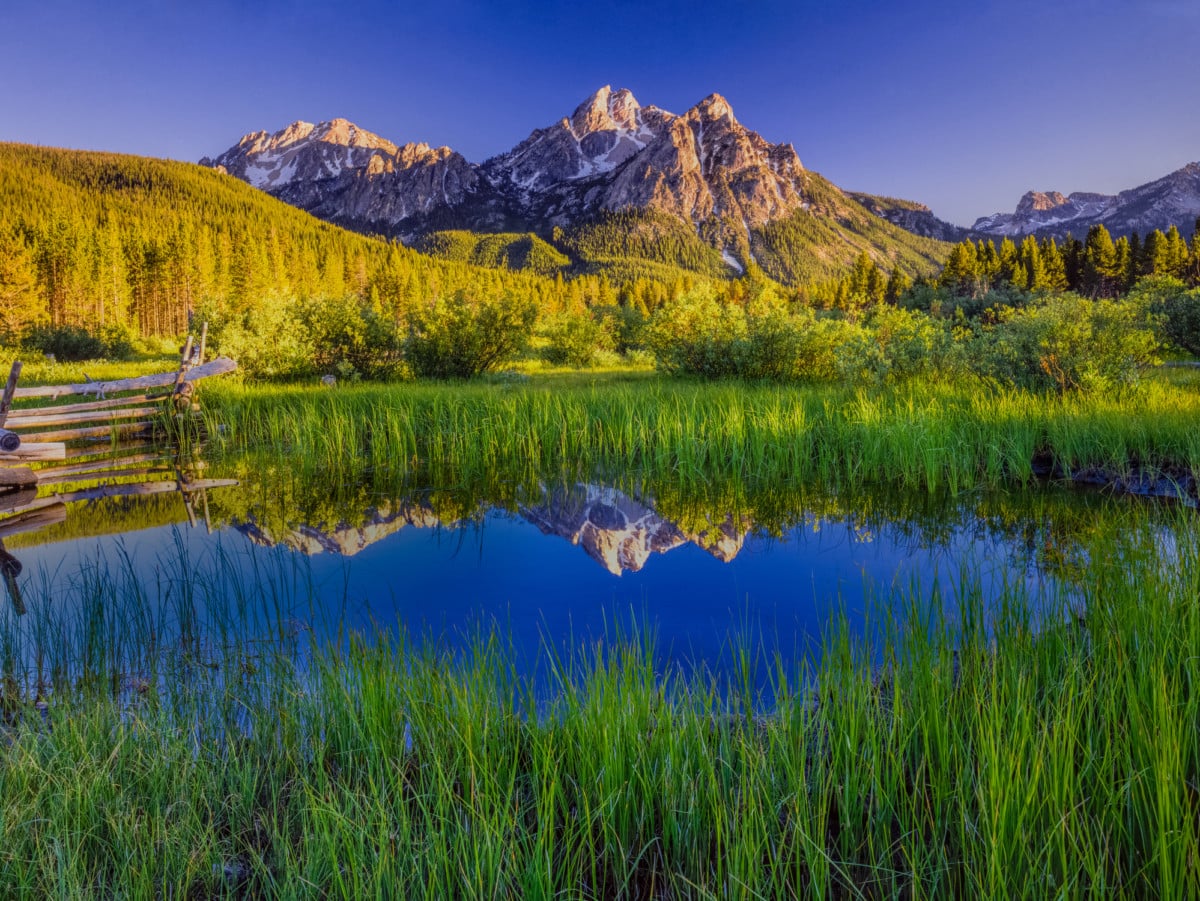 The Sawtooth Mountain Range, Stanley Idaho