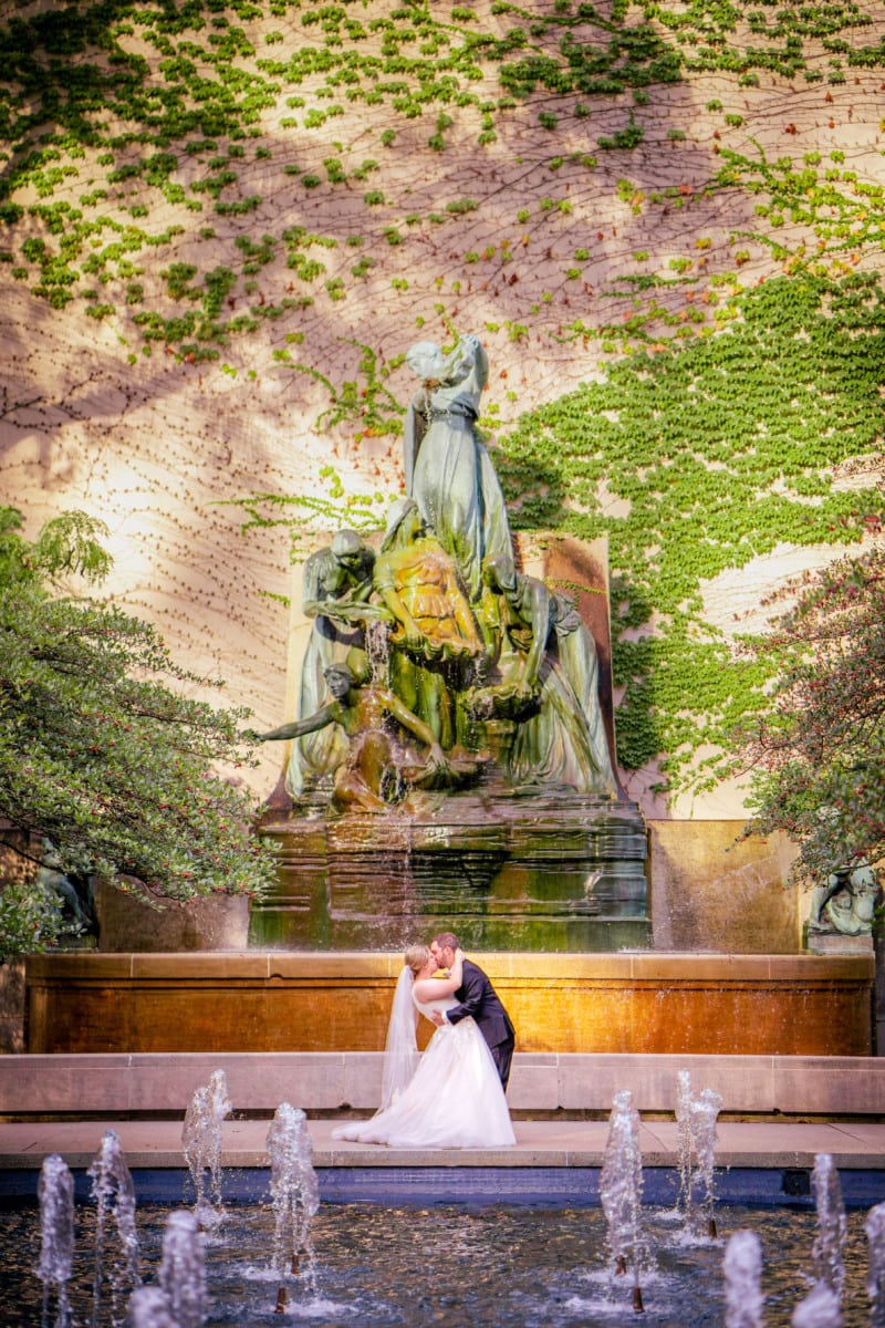 South Garden - couple kissing Maura Black Photography
