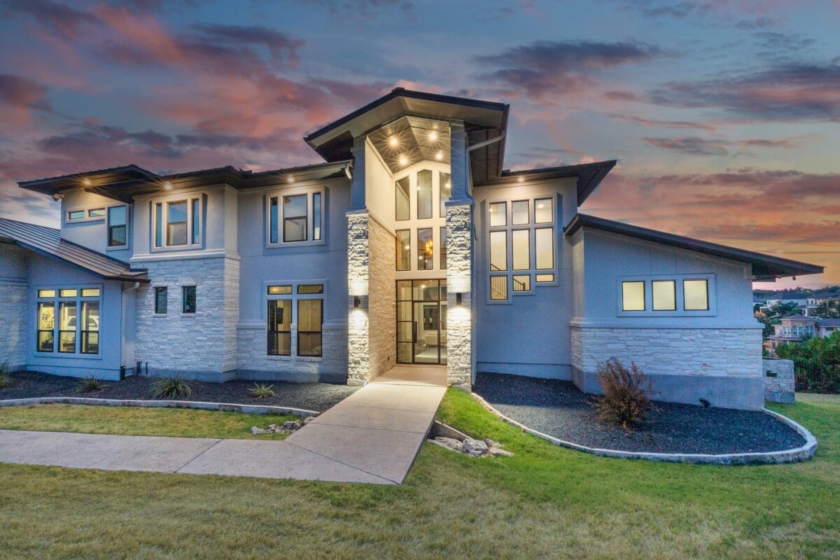 House on top of a hill in Texas