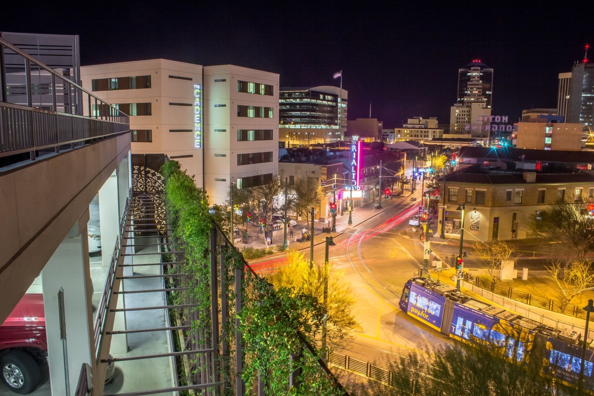 Tucson downtown night life