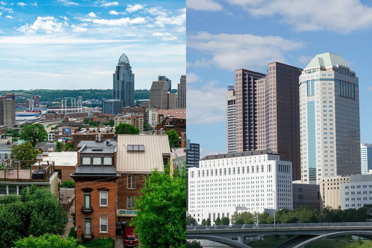 Cincinnati Vs Columbus views